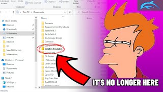 Dolphin's user files are no longer located inside the Windows Documents folder. So where are they?