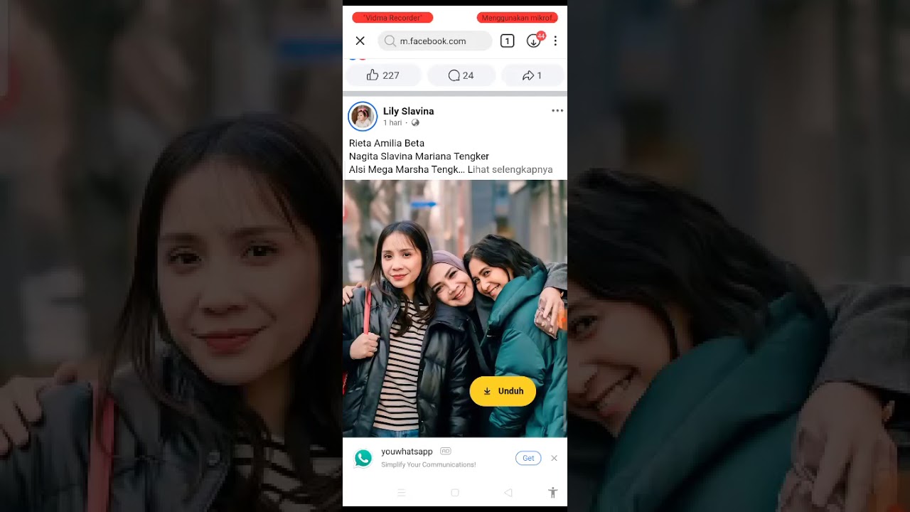 Byak iklan judul ketika download video 