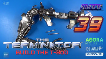 Agora Models Build the T-800 Terminator Pack 4 Stage 39 - Connecting the Right and Left Shoulders