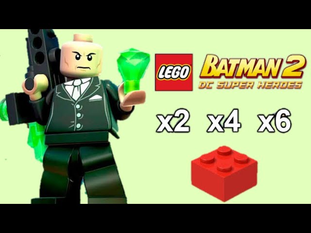 Lego Batman 2 - Unlocking Lex and 6X Red Brick 