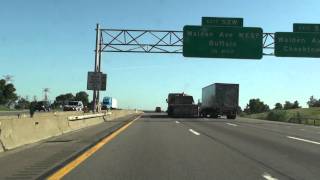 2011 Summer Vacation/Ep. 2: Buffalo, USA, from Peace Bridge to I-390 Toll Plaza