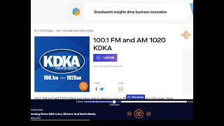 EAS 3390 KDKA AM Randomly testing for the 2nd time this week... -_-