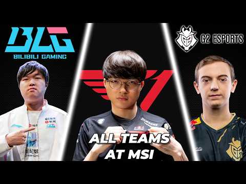 All Teams Qualified For MSI 2026