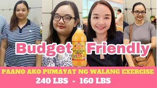 PAANO PUMAYAT NG MABILIS with APPLE CIDER VINEGAR | Gre Taba