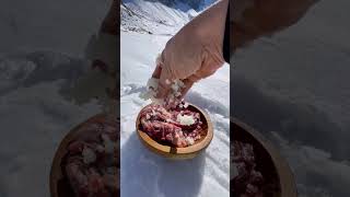 İsveç Kütük Ocağında Dana Antrikot 🪵 🥩 / Beef Ribeye In Swedish Log Quarry