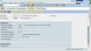 Transacción en SAP
