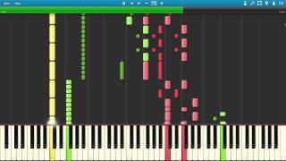 Video thumbnail of "Geometry Dash - Stay Inside Me (Practice Mode) Synthesia +MIDI download"