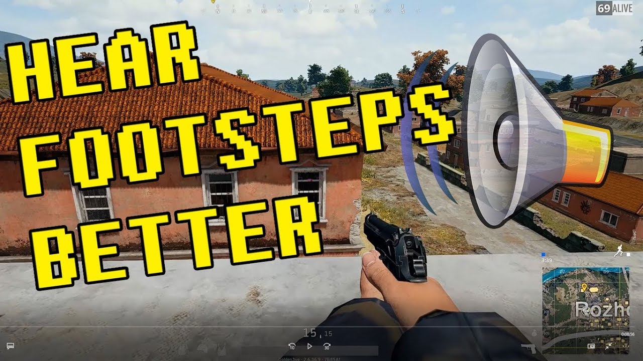 PUBG | How I hear footsteps so well - 