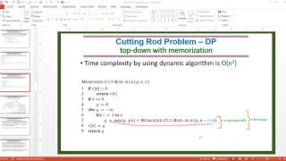 Cutting rod problem part 2 18 05 2020