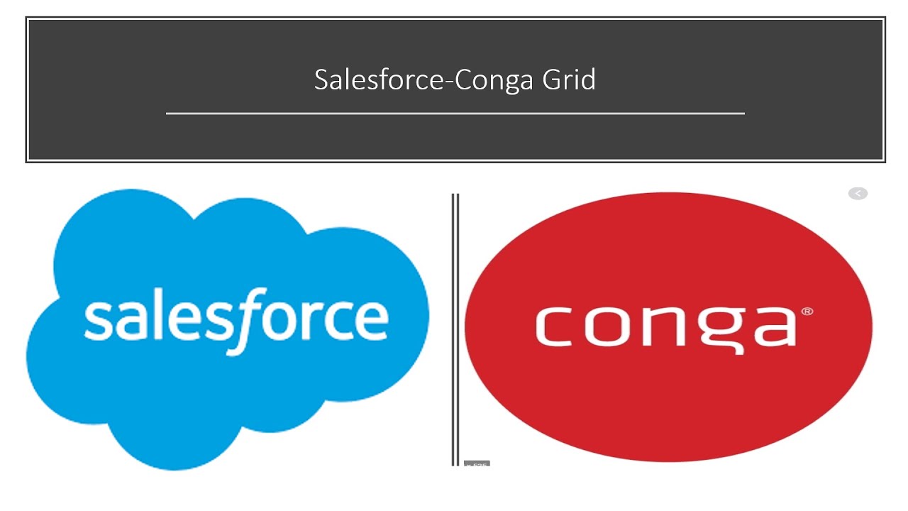 SalesforceConga Grid YouTube