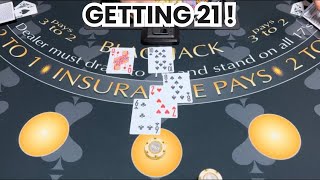 Single Deck Blackjack | $600,000 Buy In | SUPER High Limit Session! Getting The Cards I Need For 21!