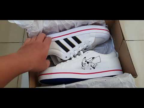 sed parilla cocinar Unboxing Adidas x pokemon Bravada skateboard shoes - YouTube