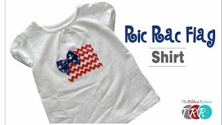 How to Make a Ric Rac Flag Shirt - TheRibbonRetreat.com