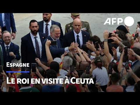 Le roi d'Espagne à Ceuta pour une visite sous haute tension diplomatique | AFP