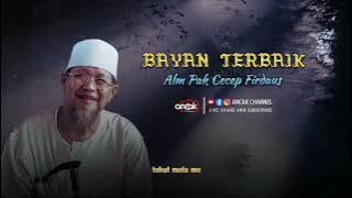 TERBAIK..! Bayan Pak Cecep Firdaus selama ikut jamaah tabligh