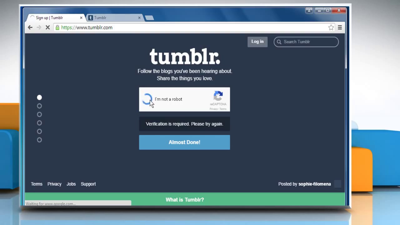 How to Create a Tumblr® Account