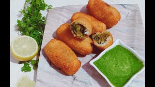 Bread Roll With Matar Stuffed Bread Roll