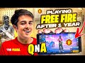 DID I STILL HAVE IT? 🤔 | Free Fire Comeback Gameplay 📅| Q&amp;A Session