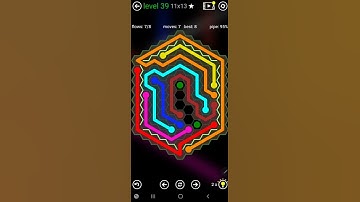 How To Solve Flow Free Hexes Jumbo Courtyard Pack Level 39 Board Walk Through Solution Walkthrough