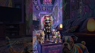 Trust is a colorful trap. 🌈💀 #TwistedTails #CreepyCute #NeonNoir
