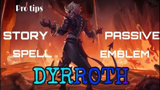 Mobile legends Dyrroth tutorial | آموزش موبایل لجند دیروث