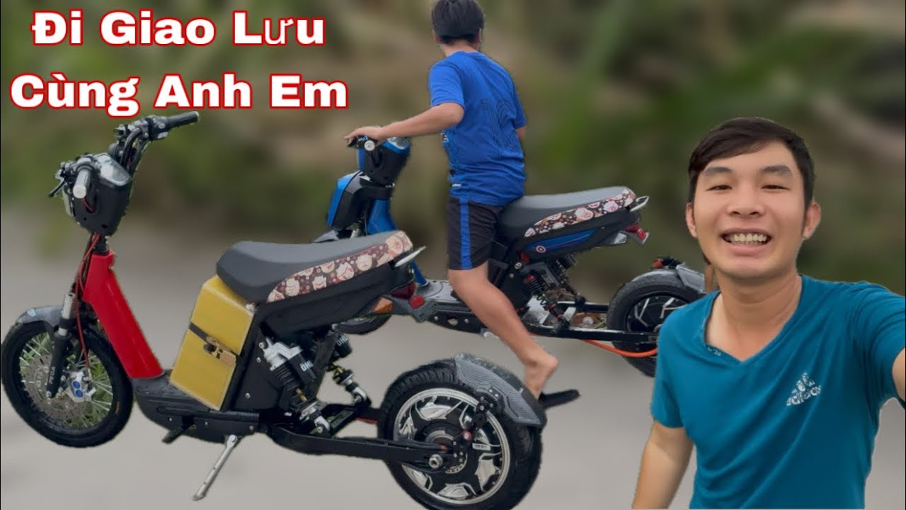 Xe Điện Độ Kiểng - Buổi Chiều Anh Em Qua Anh Trải Giao Lưu Với Anh Em Xe Điện Độ Quá Đông Vui 