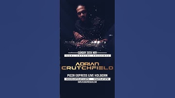 Thumbnail of Adrian Crutchfield - "Sax Man To The Stars"🎷coming to London 28th May 2023