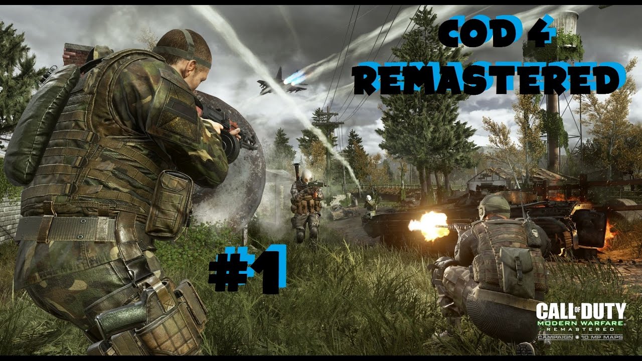 My First Gameplay COD 4 Remastered - YouTube