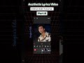 Lyrics Status Editing with InShot - Part 2 🔥✨ #shorts #lyricsedit #inshotedit #inshottutorial #bts