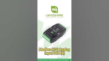 Industrial 8-CH Analog Input Module#waveshare #modbus