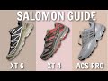 The ultimate salomon guide  salomon xt 6 vs xt 4 vs acs pro  whats the difference  sizing