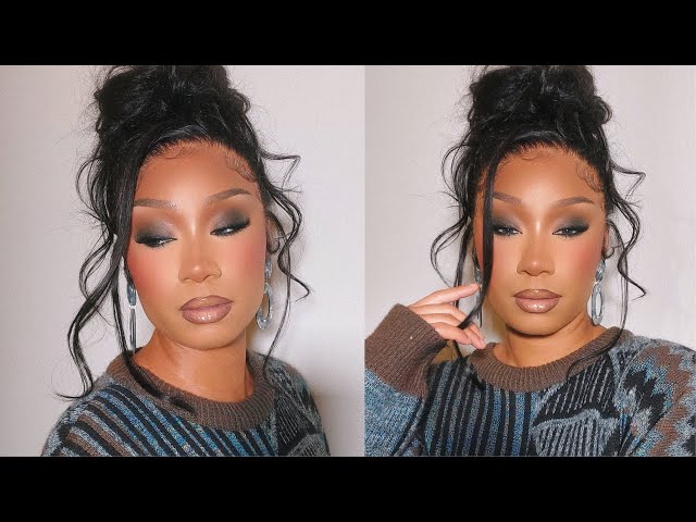 90'S IMAN INSPIRED MAKEUP LOOK + FLAWLESS HD LACE WIG INSTALL