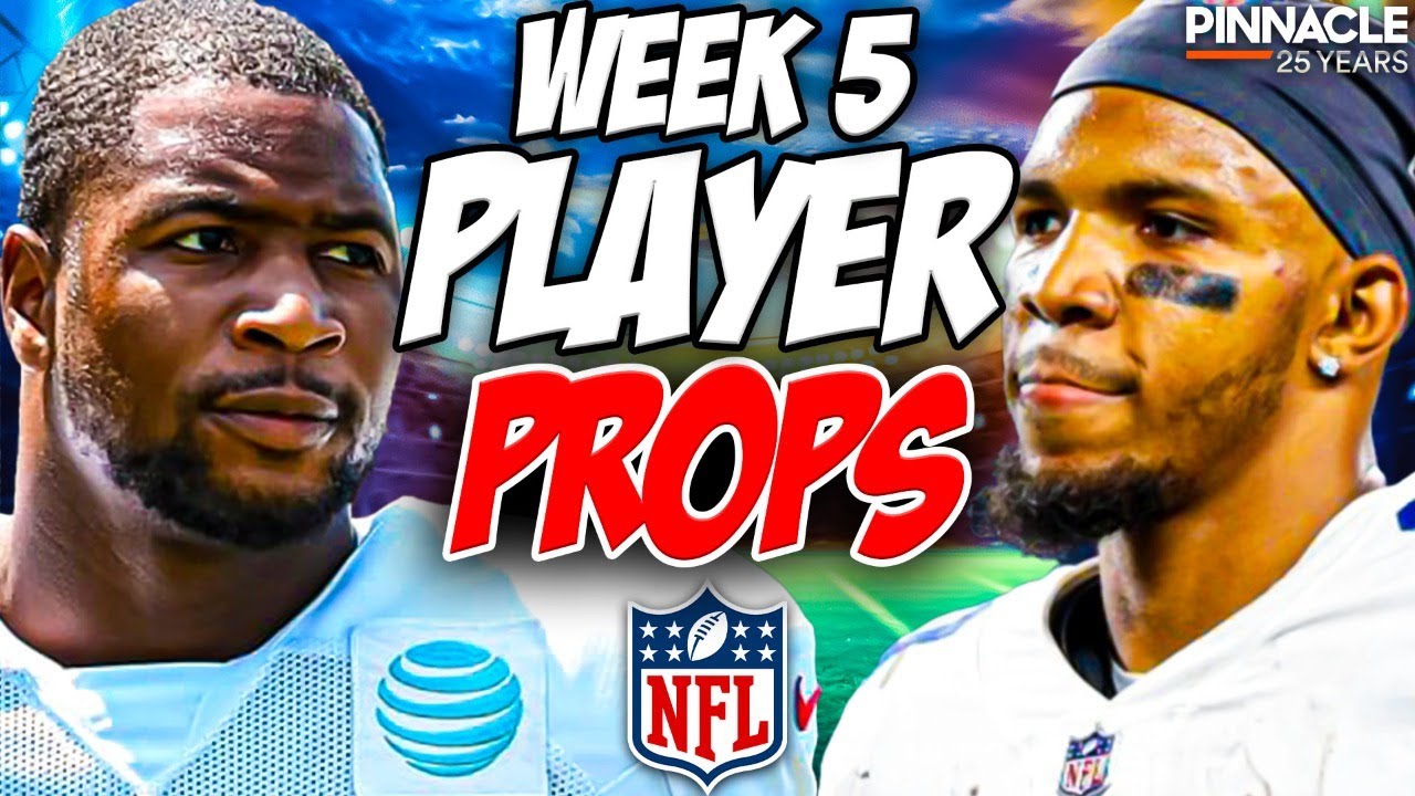 Week 5 BEST NFL Player Props & Picks for Sunday | Presented by Pinnacle ...
