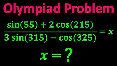 Can You Crack This Trigonometry Olympiad Problem? Only Geniuses Can Solve! 🤔🧐🧠✅