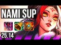 NAMI & Lucian vs LUX & Caitlyn (SUP) | 2/2/30 | KR Diamond | 25.14