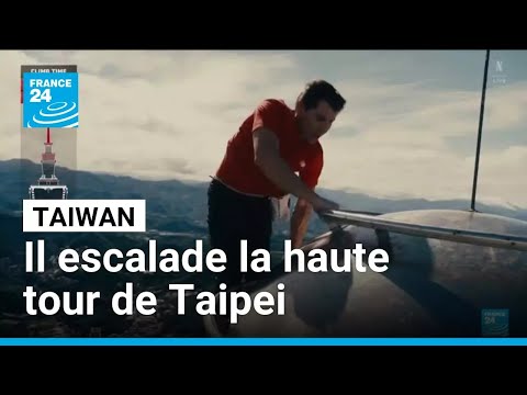 Sans dispositif de s&eacute;curit&eacute;, il escalade la tour la plus haute de Ta&iuml;wan &bull; FRANCE 24

L'Am&eacute;ricain Alex Honnold, adepte des ascensions de l'extr&ecirc;me, a grimp&eacute; dimanche au sommet du Taipei 101, le gratte-ciel le plus haut de Ta&iuml;wan et l'un des plus grands du monde, sans dispositif de s&eacute;curit&eacute;, sous les yeux de centaines de curieux. Le sportif de 40 ans, sp&eacute;cialiste des d&eacute;fis o&ugrave; une chute est souvent synonyme de mort, a vaincu le building de quelque 508 m&egrave;tres dans la matin&eacute;e apr&egrave;s une heure et demie d'effort, levant les bras une fois perch&eacute; en haut de la tour.

#Sans #dispositif #s&eacute;curit&eacute; #escalade #tour