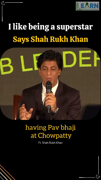 “I don’t miss normal life at all” , says Shahrukh khan | King khan @IIMBofficial | Shah Rukh Khan