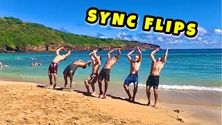 SYNCHRONIZED FLIPS COMPILATION PART 2