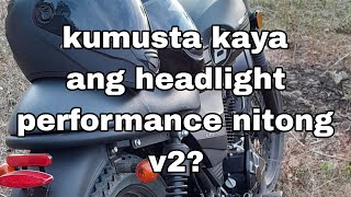 Motorstar cafe 150 V2 headlight Performance
