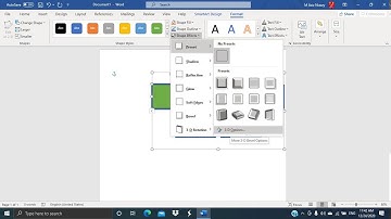 Format tab and Shape styles group in Word