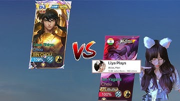 GLOBAL 1 CHOU vs LIYA PLAYS(1v1 CUSTOM CHOU!!) - WHO WINS?