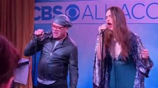 Robert Picardo And Mary Chieffo Sing Karaoke