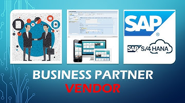 SAP S/4 HANA Business Partner | Vendor creation for beginners | SAP BP creation