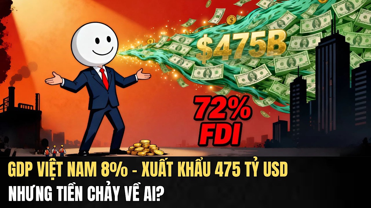 GDP Việt Nam 8%: Xuất Khẩu 475 Tỷ USD, Nhưng Tiền Chảy Về Ai?