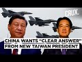 China Sends More Warplanes Over Taiwan, Asks New President Lai To &quot;Choose Between War And Peace&quot;