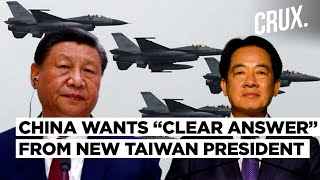 China Sends More Warplanes Over Taiwan, Asks New President Lai To 'Choose Between War And Peace'