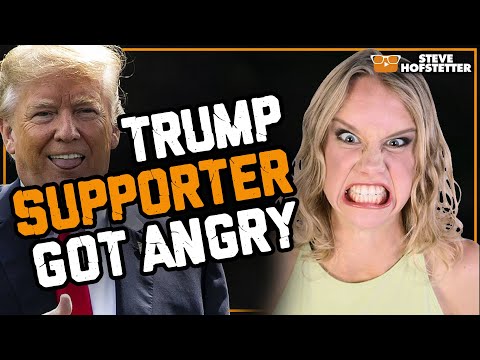 Trump Supporter Heckler Gets Owned - Steve Hofstetter