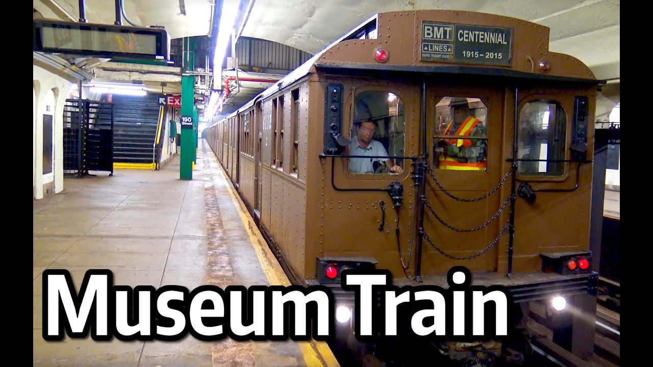 ⁴ᴷ BMT AB and D Type Museum Train Excursion to Greenwood Cemetery