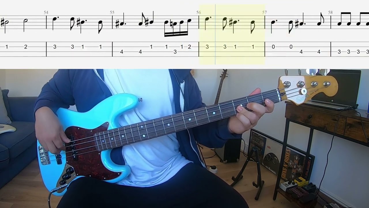 Aerosmith - Dream On - Bass Cover + Tabs