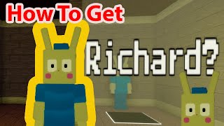 How To Get RICHARD Skin Badge Morph In PIGGY RP WIP ALL New Location